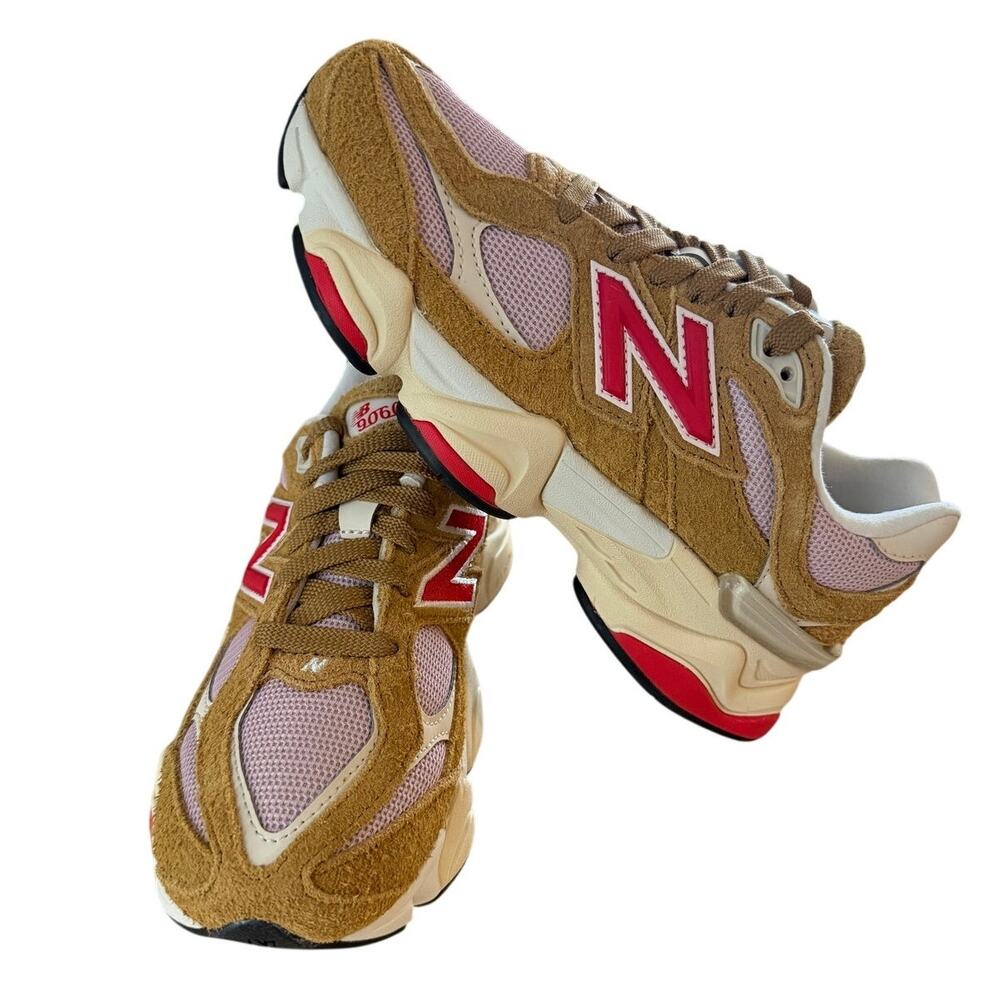 New Balance 9060 Great Plains True Red GS Kids 4 Womens 5.5 EU36 NIB Dad Sneaker